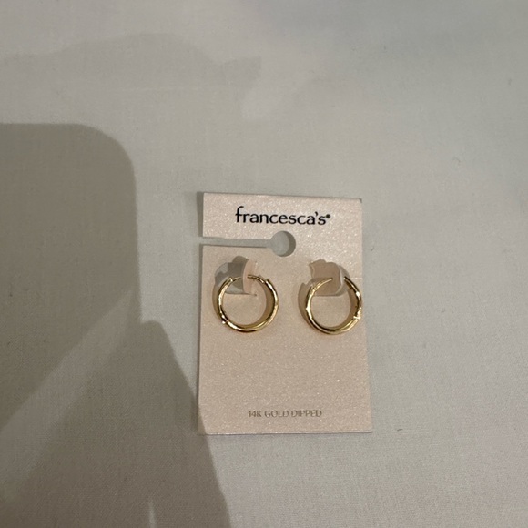 Francesca's Collections 14K Gold Dipped Earrings - Picture 6 of 6